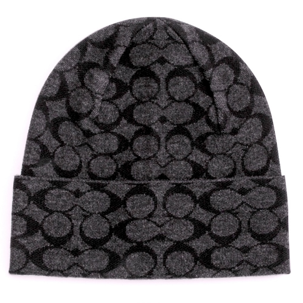 Hp Coach Signature Knit Beanie